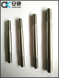 不銹鋼雙頭螺栓/螺絲絲桿牙棒M16 10-5000mm來圖定制，交期快——江蘇興化市安康金屬制品廠供應(yīng)